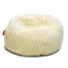 BeanBag Sedací vak Shaggy White