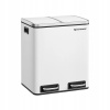 Songmics na tříděný odpad Bins 30 L bílý