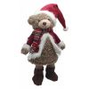GOBA Vianočná dekorácia – hojdací medvedík, 65 cm