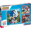 Sonic 3x48ks Supercolor puzzle - Clementoni