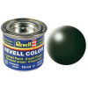 REVELL 363 Tmavo zelená syntetická polomatná modelárska farba (RAL6020), 14ml (REVELL 32363 DARK GREEN SILK 14ml 0,47fl oz EMAIL COLOR)