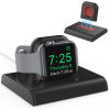 AppleMix Stojan pre Apple Watch AHASTYLE - na vloženie nabíjačky - magnetický - plastový - čierny