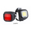 KNOG Blinder MINI Twinpack - Sada predná a zadná blikačka - MINI Chippy Twinpack