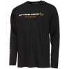 Savage Gear Tričko Signature Logo Long Sleeve T Shirt Black Caviar - S