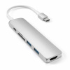 Satechi 1x USB-C + 1x SD + 2x USB-A + 1x HDMI ST-SCMA2S strieborná