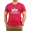 Alpha Industries Basic T-Shirt RBF red tričko pánske červené