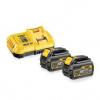 Set batérie a nabíjačky Dewalt XR FLEXVOLT DCB118T2