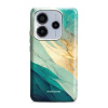 Odolný obal Mobiwear Elite Pro - Xiaomi Redmi Note 14 5G - EP37E Zlatavý a zelenkavý mramor (Odolné pouzdro, obal kryt Mobiwear Elite Pro - maximální ochrana mobilu Xiaomi Redmi Note 14 5G, zesílené h