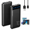 Powerbanka 10000 mAh 22.5 W Rýchle nabíjanie, čierna