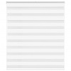 vidaXL Zebra roleta biela 130x100 cm šírka látky 125,9cm polyester 4014735