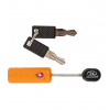 Highlander Barrel Zip Key Lock Zámok YTSS00821 Oranžová