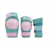 SFR - Youth Ramp Triple Pad Set Pink/Green - Dětská sada chráničů Velikost: L