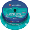Verbatim DVD-RW 4x 4,7GB cake 25 ks