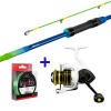 Delphin PETROL TipA 215cm/5-25g/2 diely + Delphin MonoDRAG 4T 4000 Set