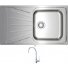 Teka STARBRIGHT 50 E-XN 1B 1D X nerezová oceľ + Teka SP 995 CR chróm