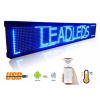 Led reklamná tabula 133x37cm modrá +teplomer wifi