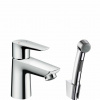 Hansgrohe Umyvadlová baterie Talis E s bidetovou sprškou chrom 71729000