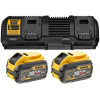 DeWALT DCB132X2 Súprava XR FlexVolt nabíjačka DCB132 + 54V 2x9,0Ah