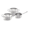 FISSLER Original Profi Collection - sada 3 hrncov z nerezovej ocele s pokrievkami