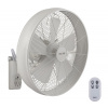 Lucci air | Lucci Air 213128EU - Nástenný ventilátor BREEZE 55W/230V biela + diaľkové ovládanie | FAN00263