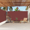 Zaťahovacia bočná markíza hnedá 180x600 cm-ForU-318003