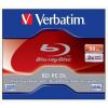 BD RE BluRay disk, dvojvrstvový, prepisovateľný, 50GB, 2x, 1 ks, klasický obal, VERBATIM