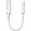 Alogic USB Adapter USB-C -> 3,5mm Audio 0,1m Biela