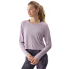Dámske tréningové tričko s dlhým rukávom 4F-LONGSLEEVE-WSS24TLONF250-52S-LIGHT VIOLET Fialová L 2024