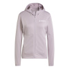 adidas Terrex Xperior Light Fleece Hooded Jacket Womens Preloved Fig 14 (L)