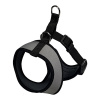 PROFIZOO Bezpečnostný postroj do auta, neoprén, S (OK 32 cm x OH 34-46 cm) sivá