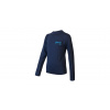 SENSOR MERINO DF LOGO juniorské triko dl.rukáv deep blue 150