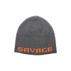 Savage Gear Zimná čiapka Logo Beanie Rock Grey/Orange