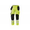 Červa KNOXFIELD HI-VIS 310 FL Reflexné nohavice do pása - žltá 64 0302037370064