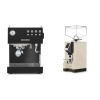 Ascaso Steel DUO, Black + Eureka Mignon Specialita, CR cream