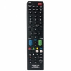 Dálkový ovladač pro Sharp LED/LCD/HDTV/3D TV SH-E915 univerzální s tlačítkem Netflix a Youtube Sada Bez baterie