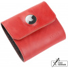 Peňaženka FIXED Classic Wallet for AirTag z pravej hovädzej kože červená (FIXWAT-SCW2-RD)