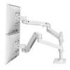 ERGOTRON LX Pro Dual Stacking Arm, stolní dvouramenný držák pro 2 monitry, bílá