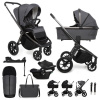 MUUVO SET Kočík 4v1 Quick SE 2 Diamond graphite set + CBX By CYBEX Aton B2 i-Size + základňa
