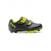 Detské cyklistické tretry NORTHWAVE ORIGIN JUNIOR BLACK/YELLOW FLUO