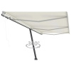 Shumee Voľne stojaca automatická markíza 600 x 300 cm krémová