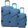 PUCCINI Súprava CESTOVNÝCH KUFROV Mäkká Sada na Kolieskach 3v1 EM50249-7A