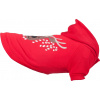 Flamingo Vianočná mikina pre psov červená 30cm
