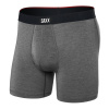 Pánske boxerky Saxx Vibe Xtra Boxerky Fly Dark Grey Heather M