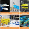 Niimbot štítky na káble T 25x76mm 200ks Červené pre B21, B21S, B3, B1S
