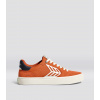 CATIBA PRO 2.0 Burnt Orange Suede and Cordura Ivory Logo Navy Sneaker