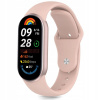 ĽAHKÝ GUMOVÝ PÁSIK NA OPASOK PRE XIAOMI MI SMART BAND 8 / 9 / 10 / NFC RUŽOVÝ