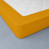 Jednofarebná napínacia plachta zn. Colombine® s hĺbkou rohov 32 cm, z polycotonu medová 140 Blancheporte