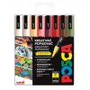 Posca sada popisovačů PC-3M - Autumn, 0,9 - 1,3 mm (mix zemitých tónů 8 ks)