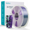 SUNLU SILK PLA+ 1.75 mm 1 kg DUAL Color Green Purple MAGIC viacfarebný