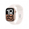 Apple Watch Series 10 46 mm ružovo zlatý hliník so svetlo rumenným športovým remienkom M/L MWWU3QC/A